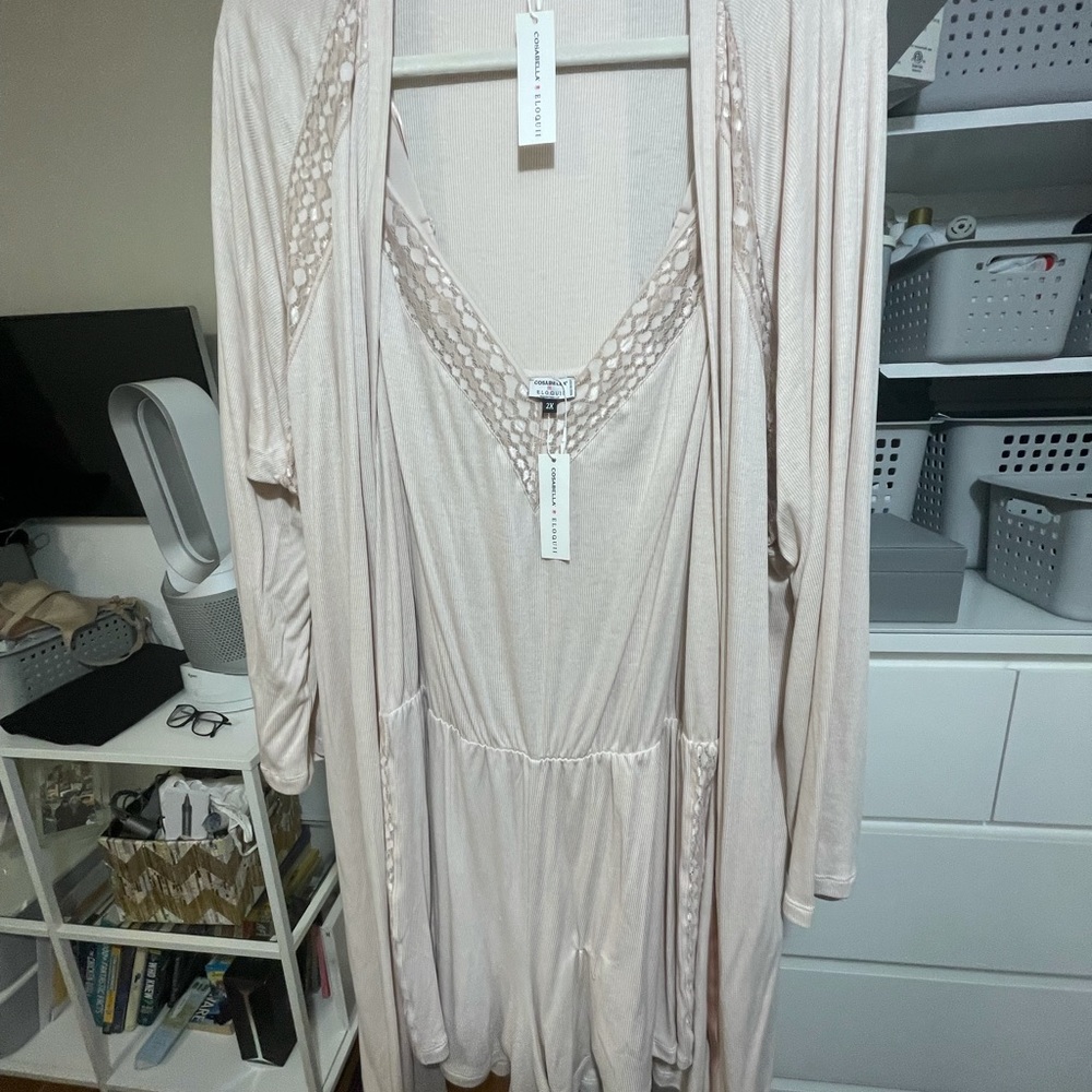 COSABELLA X ELOQUII Sweet Dreams Robe & Romper